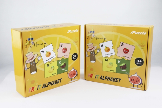 ভালো দাম 2.5 মিমি পুরুতা ফলের বর্ণমালা পাজল 28pcs লেক সমাপ্তি অনলাইন